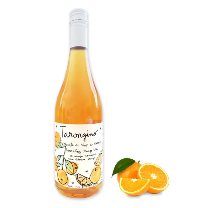 Пенливо портокалово вино Таронджино/Tarongino Frizzante orange wine 750 ml